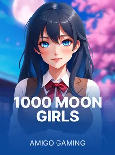 1000 Moon Girls Spielautomat mit mystischem Mondthema und Bonus-Features